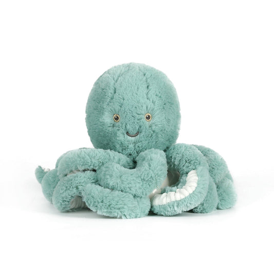 OB Designs- Little Reef Octopus Soft Toy- Blue 22cm