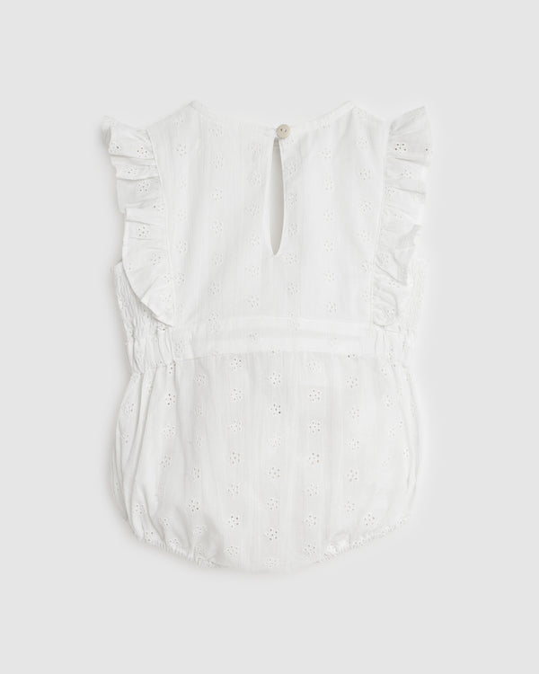 Alex & Ant - White Primrose Playsuit