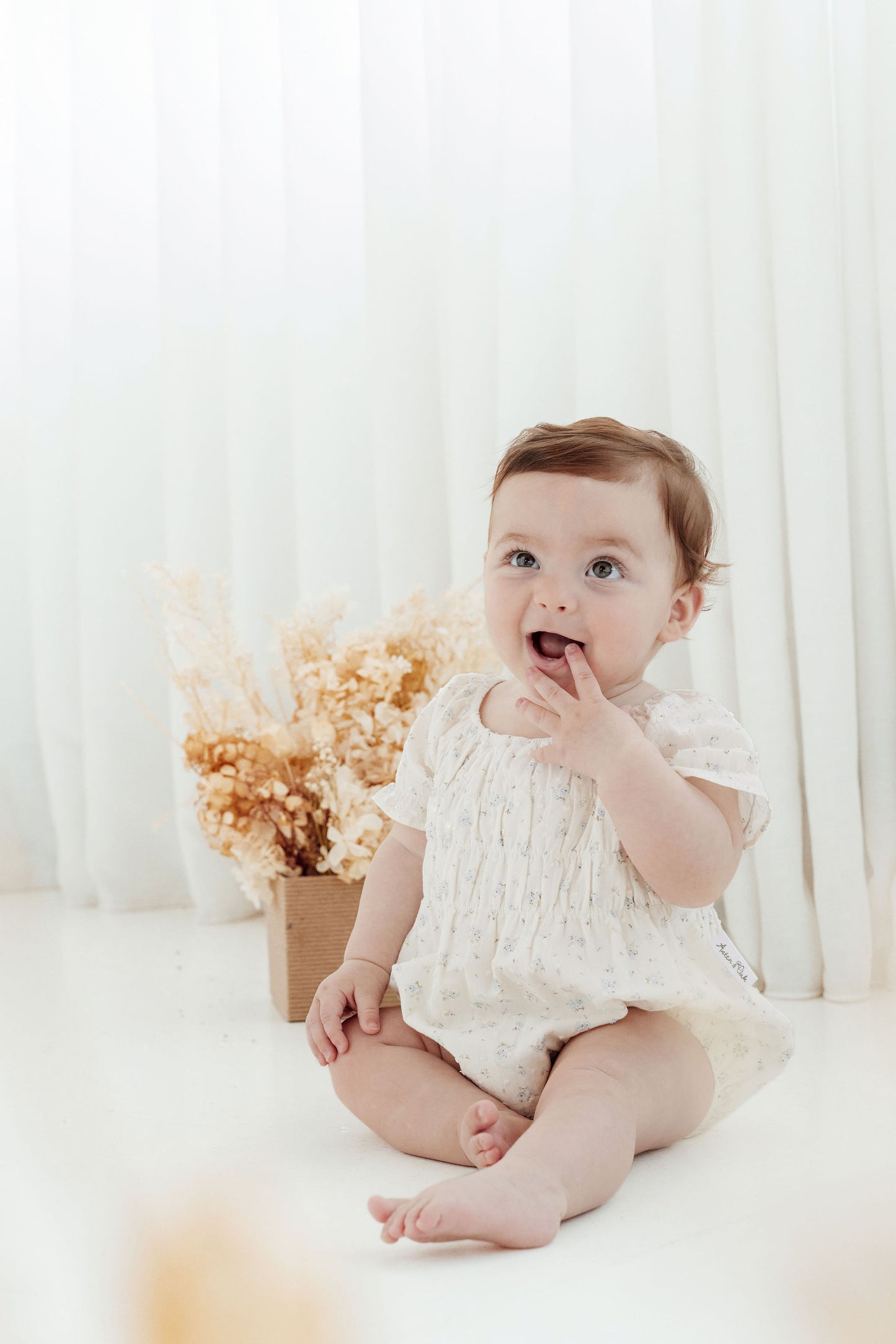 Aster and Oak  - Sofia Floral Bubble Romper