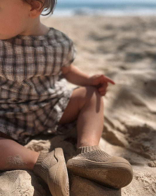 Little Sohls- S-Series Slip On Shoe- Mudstone