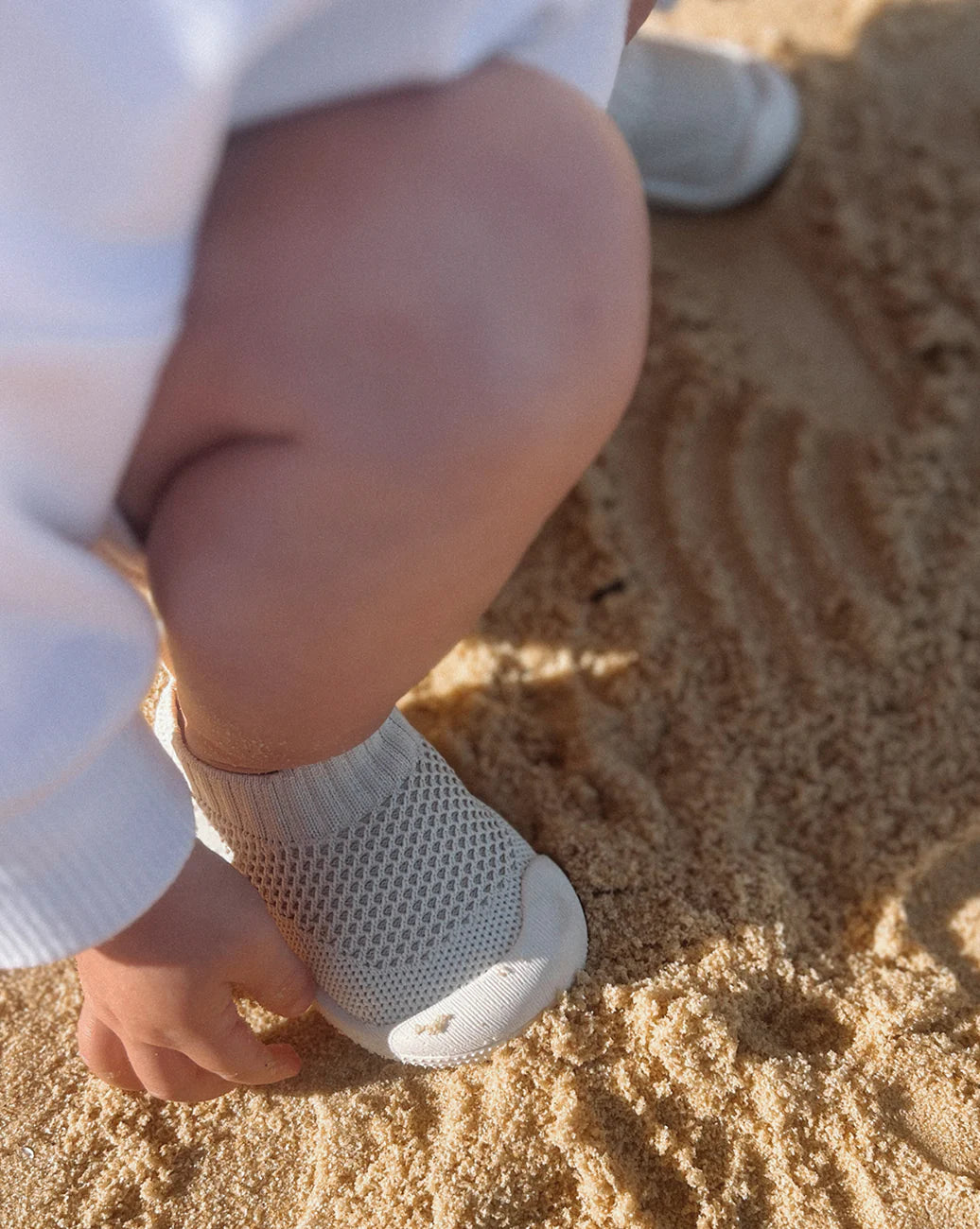 Little Sohls- S-Series Slip On Shoe-Ivory Dune