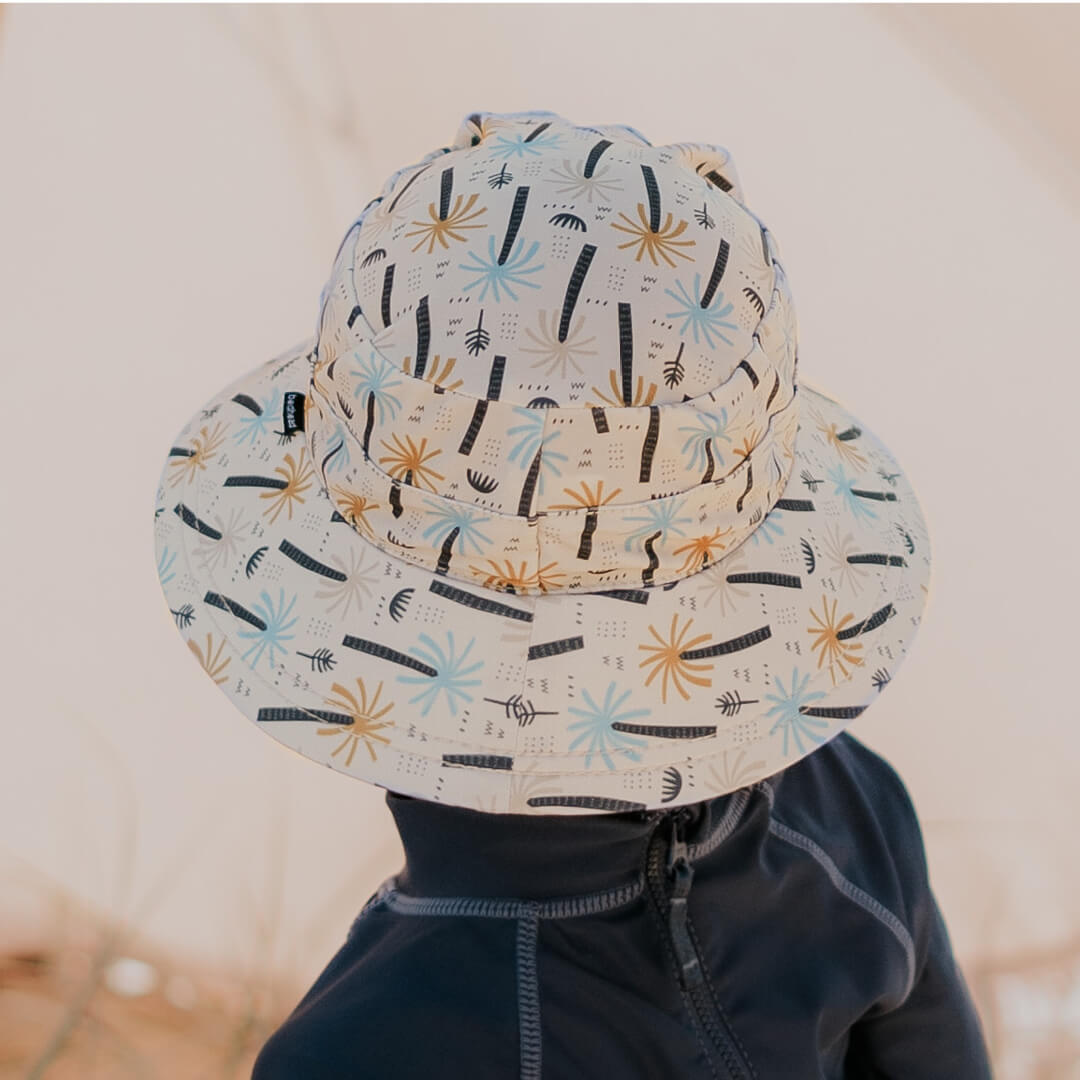 Bedhead Hats - Kids Classic Swim Bucket Beach Hat - Palm