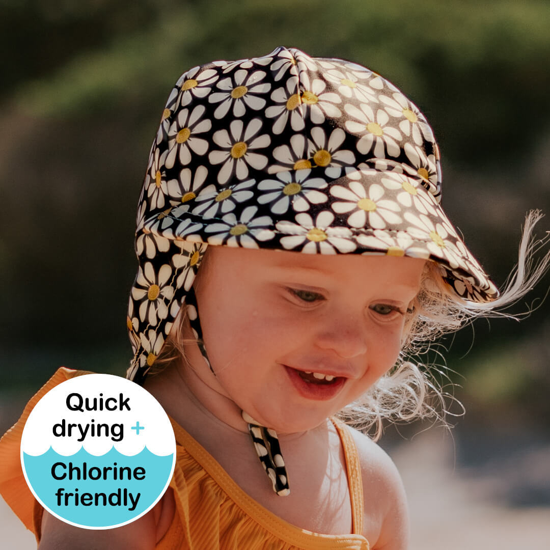 Bedhead Hats - Kids Swim Legionnaire Beach Hat - Daisy