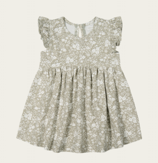 Jamie Kay - Organic Cotton Ada Dress - Pansy Floral Mist