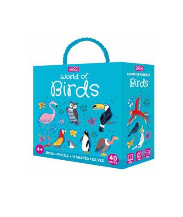 Sassi - Birds 3D Puzzle and Book Set