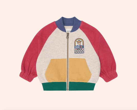 Hux Baby- Colour Block Zip Sweat