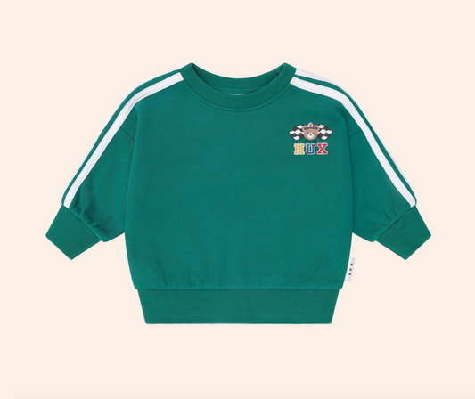 Hux Baby- Racer Stripe Sweatshirt