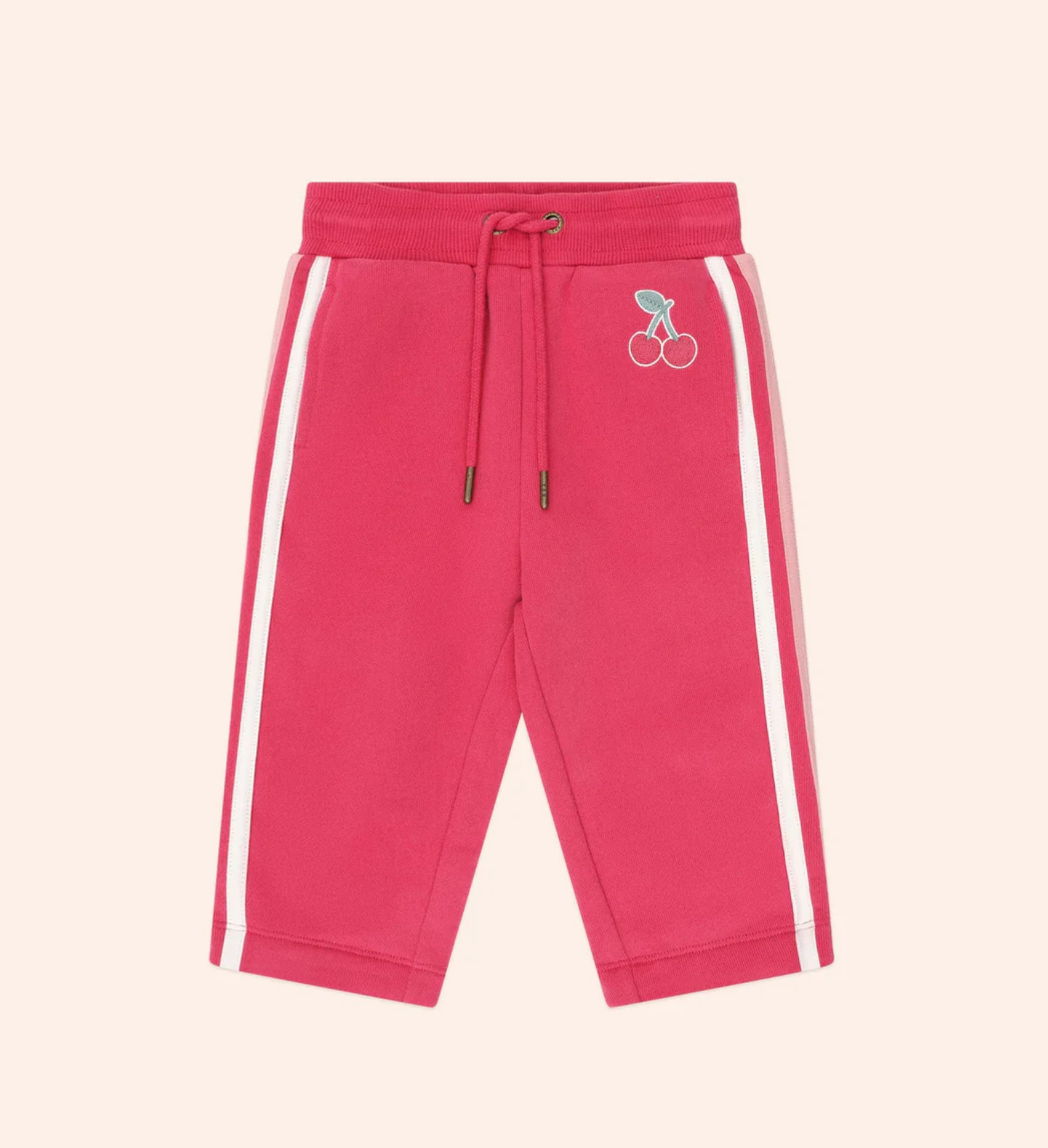 Hux Baby- Cherry Racer Stripe Trackpants