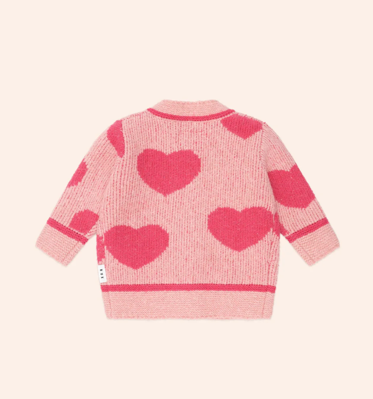 Hux Baby- Heart Tipped Cardi