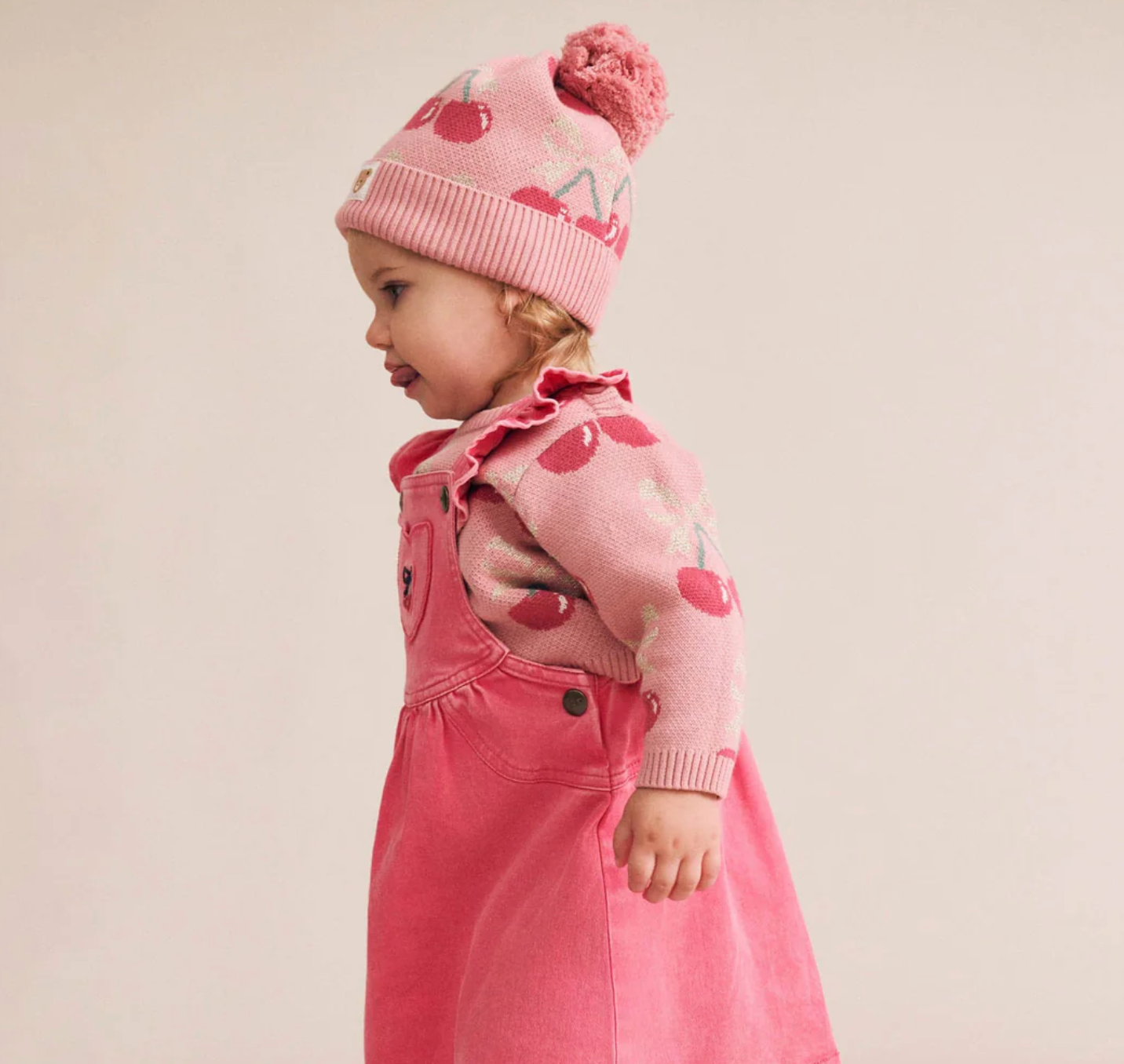 Hux Baby- Cherry Bow Pullover