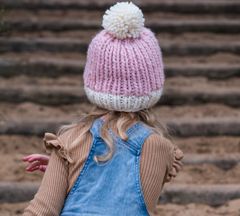 Acorn Kids- Traveller Chunky Beanie- Pink