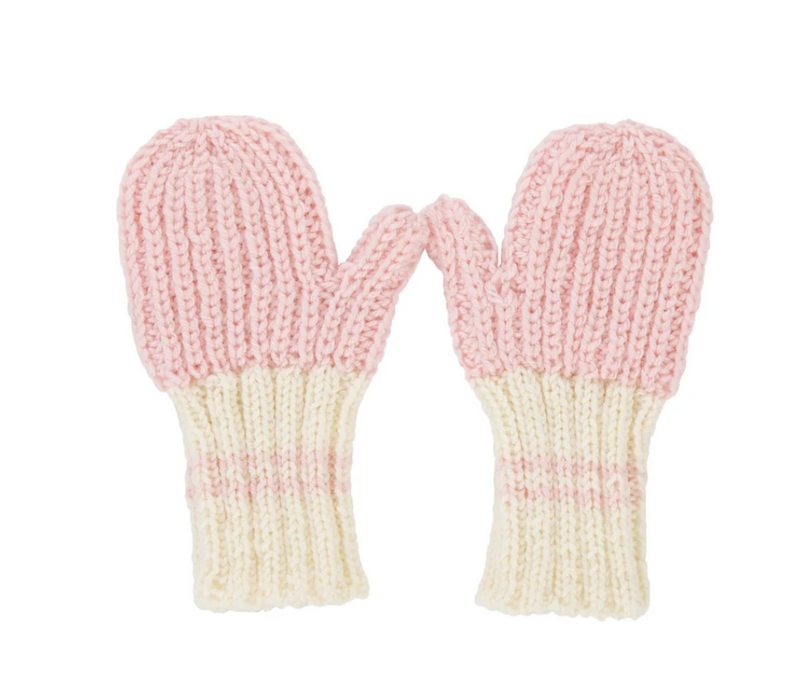 Acorn Kids- Campside Merino Mittens- Pink