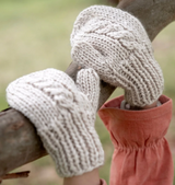 Acorn Kids- Free Spirit Mittens- Natural