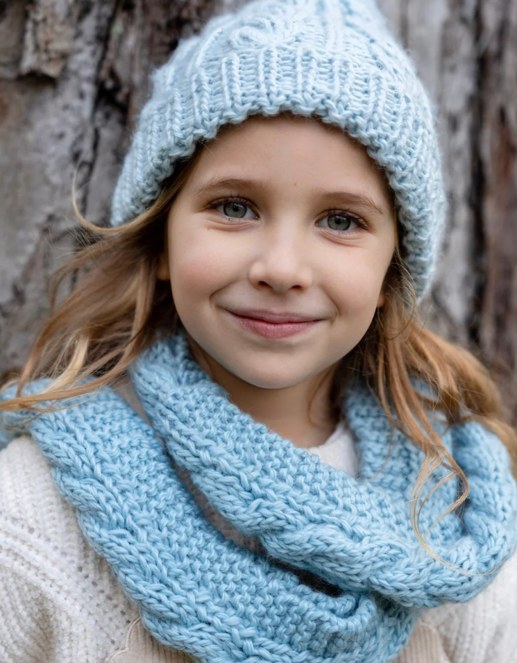 Acorn Kids- Free Spirit Blue Scarf