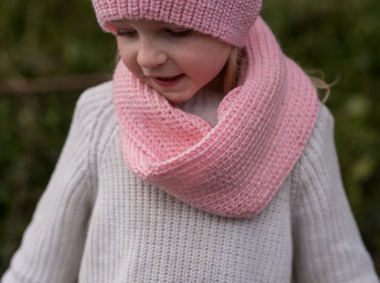 Acorn Kids- Sunrise Infinity Scarf- Pink