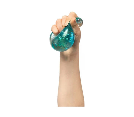 Sensory Sprouts - Galaxy Glitter Balls - (Blue, Orange & Green)