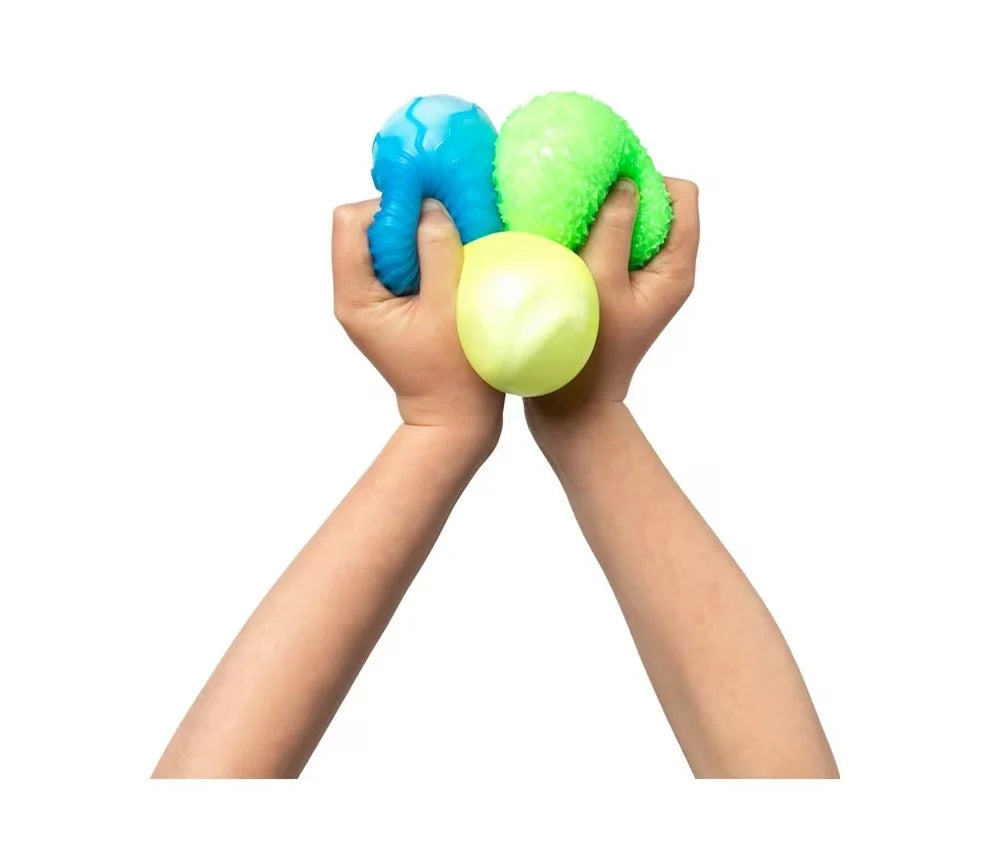 Sensory Sprouts - Mindful Monster Balls - (Green, Blue & Yellow)