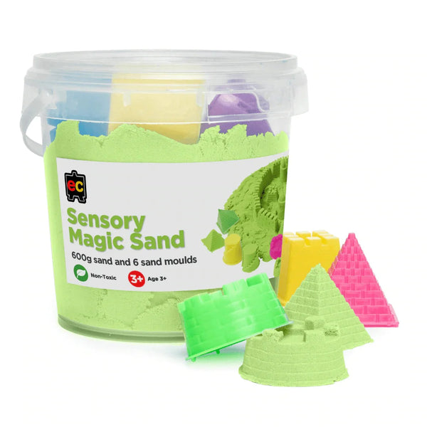 Sensory Magic Sand with Moulds- Green
