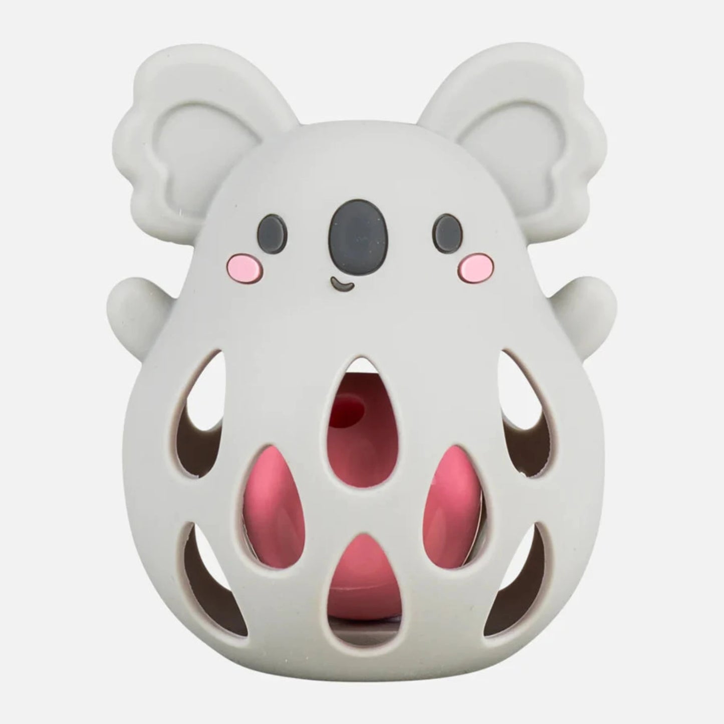 Gray Silicone Koala Rattle Tiger Tribe
