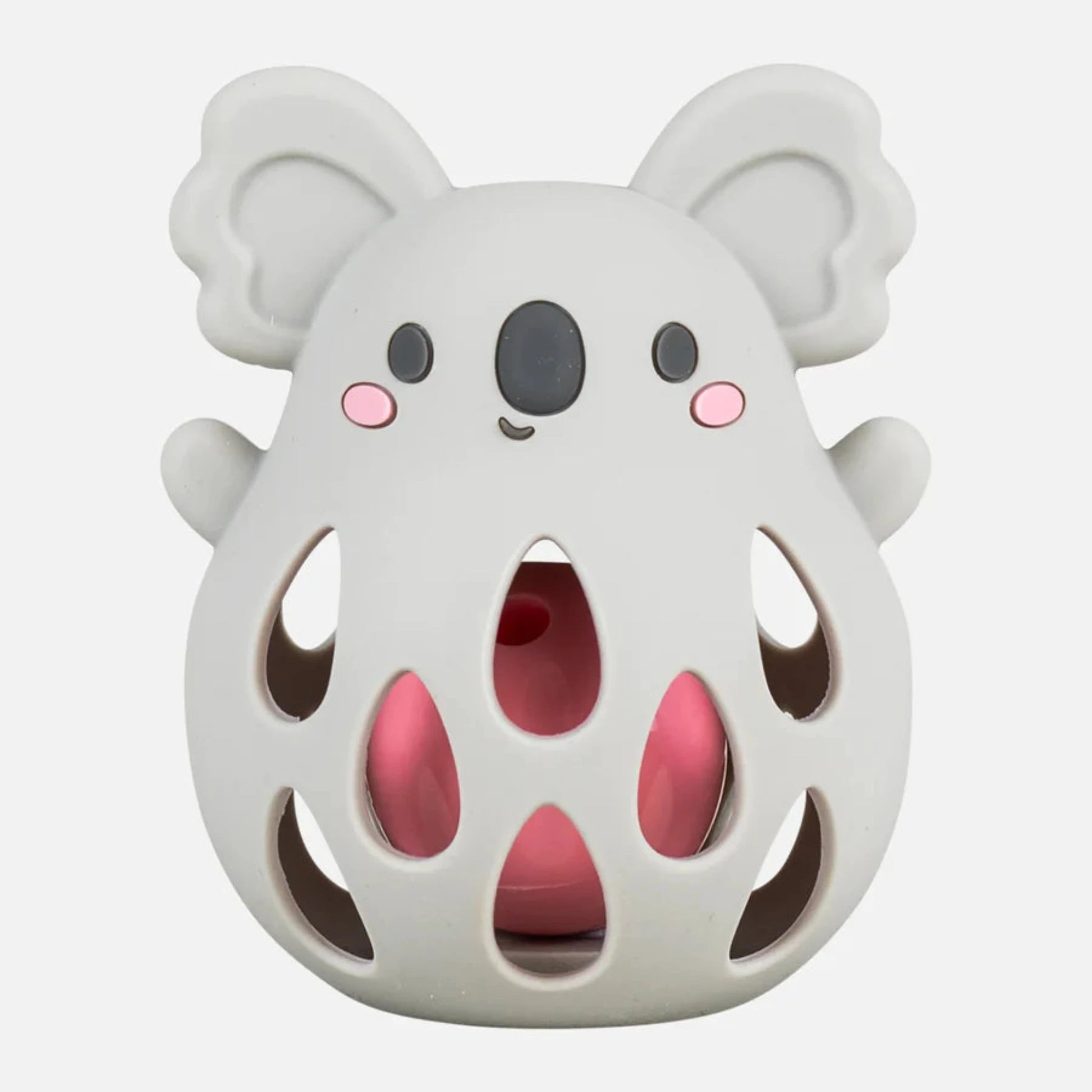 Gray Silicone Koala Rattle Tiger Tribe