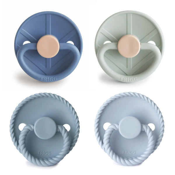 Frigg - Skyline Serenity Multi Pacifier 4 Pack Silicone