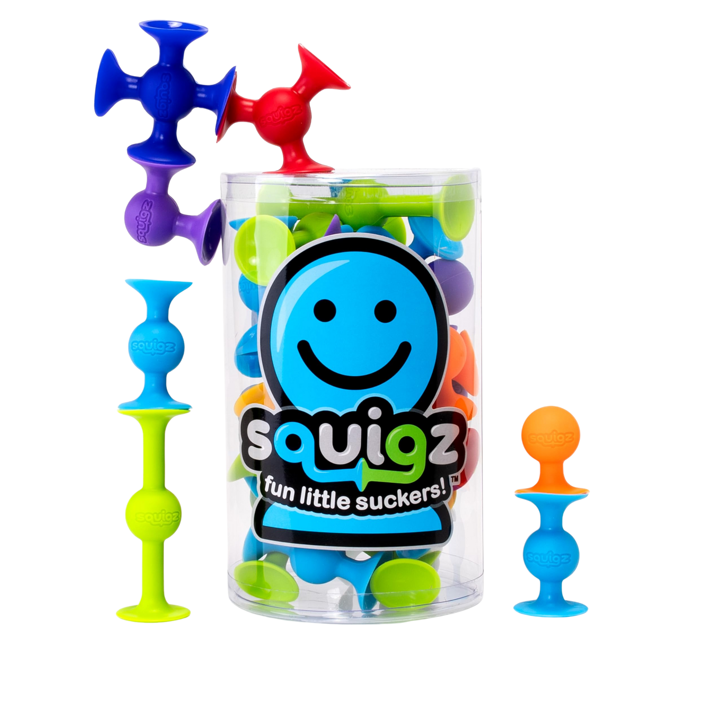 Fat Brain Toys Squigz Starter Set | Award-Winning Construction Toy