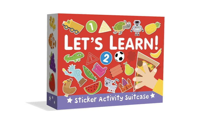 Let Practice Sticker Sticker Activity Suitcase - Lets Learn – The Fashion Baby and Co
