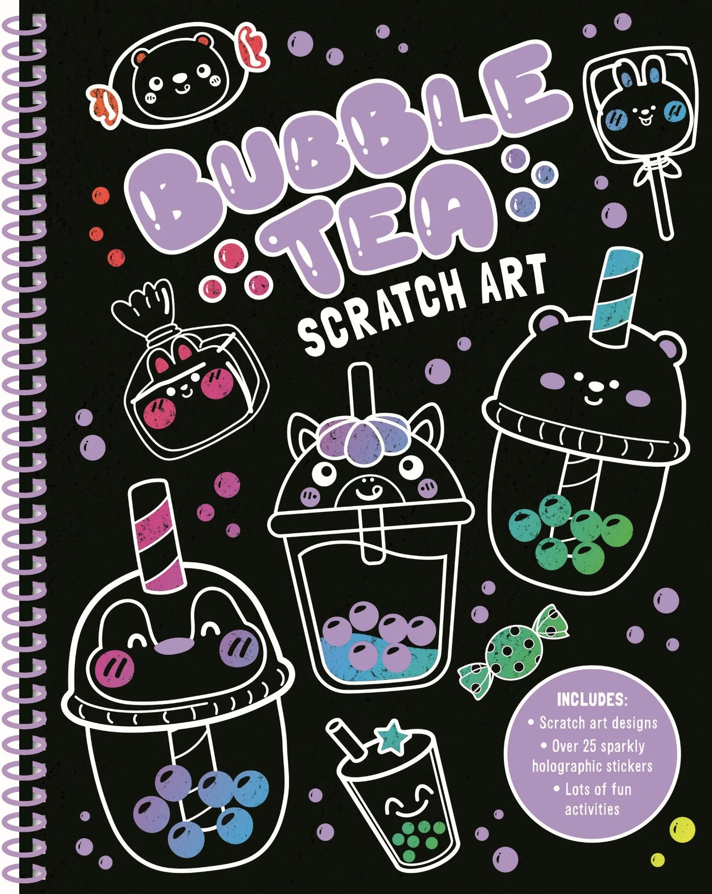Scratch Art Book- Bubble Tea