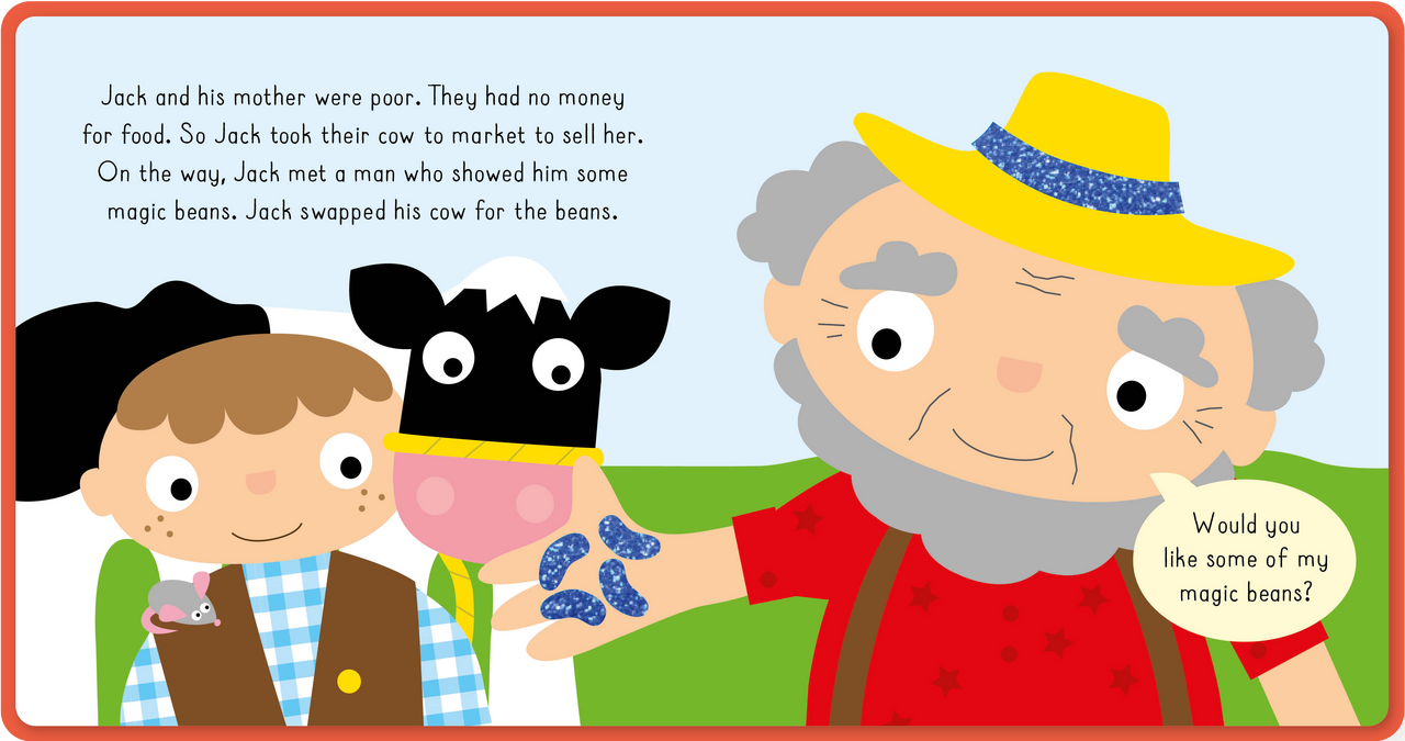 Mishmashed- Jack & The Beanstalk- Touchy Feely Tales Book