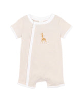 Bebe - Billie Giraffe Organic Short Sleeve Zipsuit