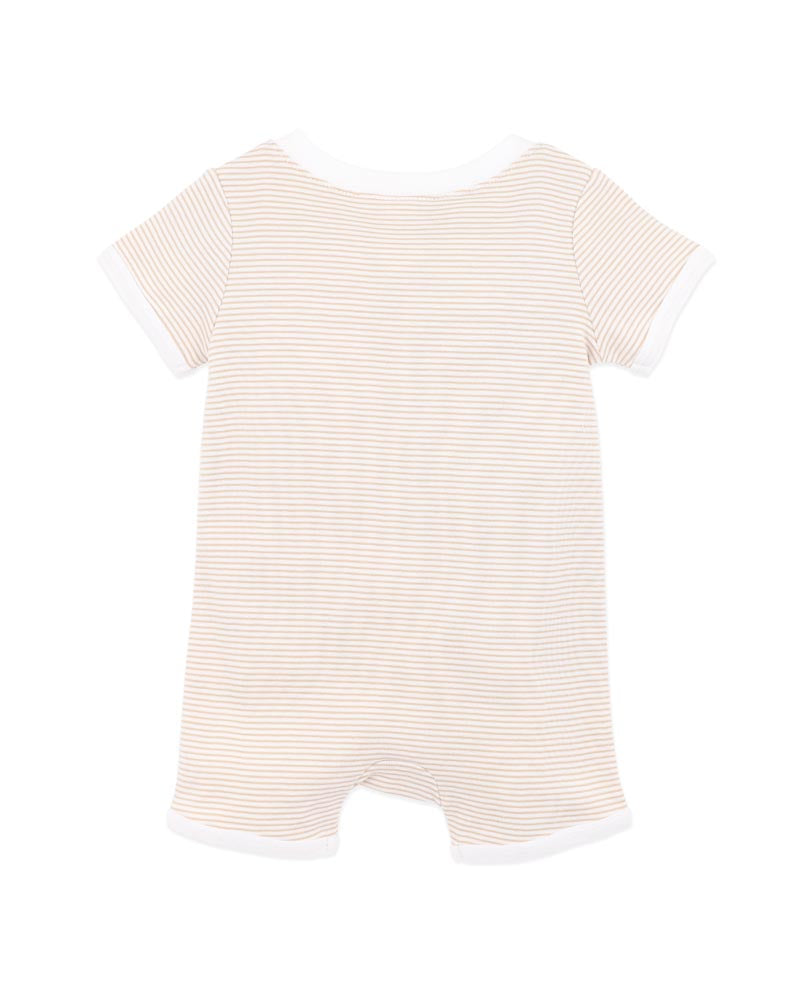 Bebe - Billie Giraffe Organic Short Sleeve Zipsuit