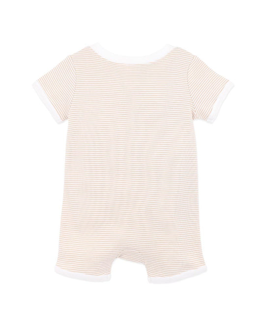 Bebe - Billie Giraffe Organic Short Sleeve Zipsuit