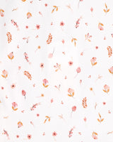 Bebe - Billie Ditsy Floral Organic Short Sleeve Zipsuit