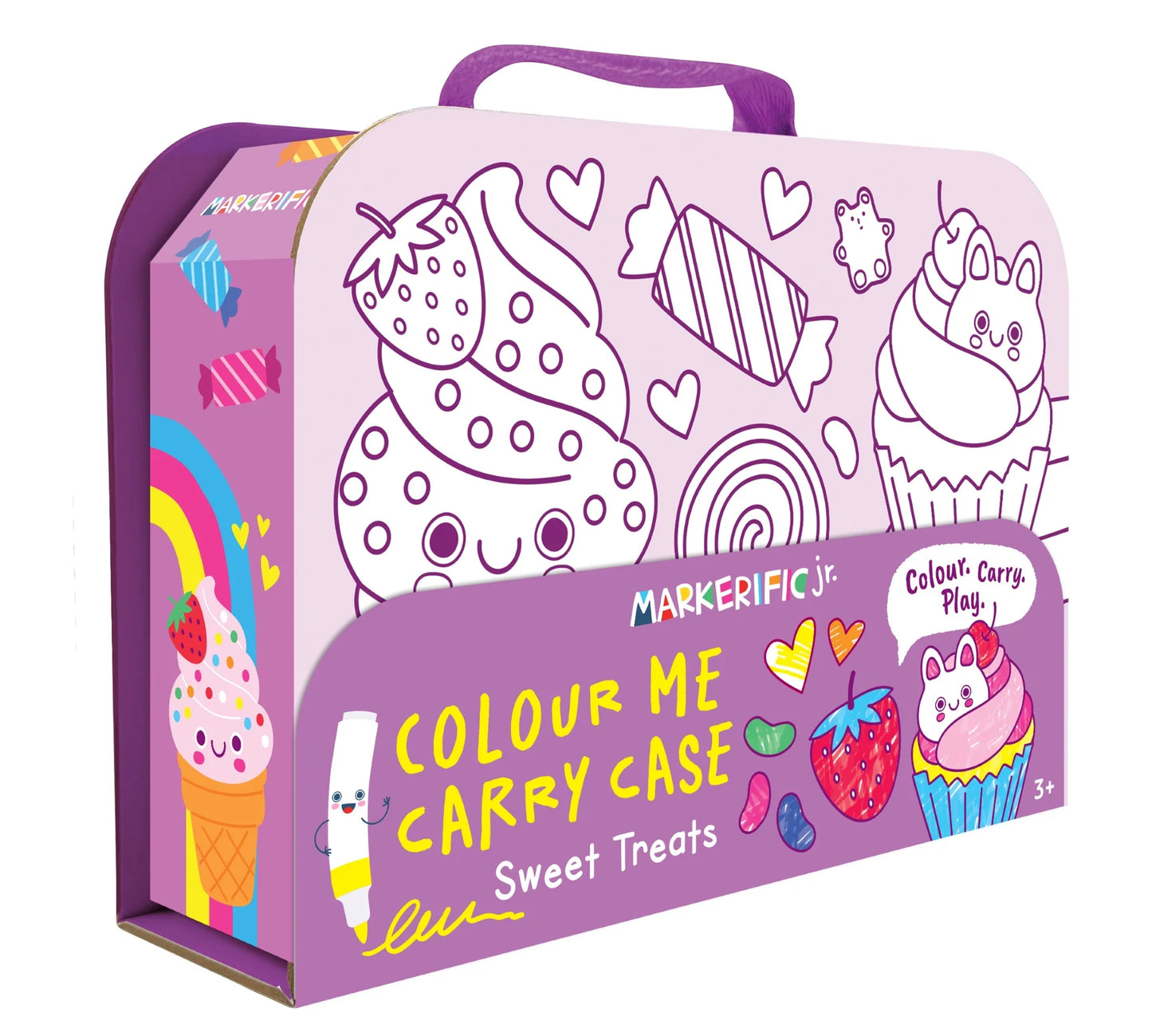 Markerific Jr. - Colour Me Carry Case - Sweet Treats