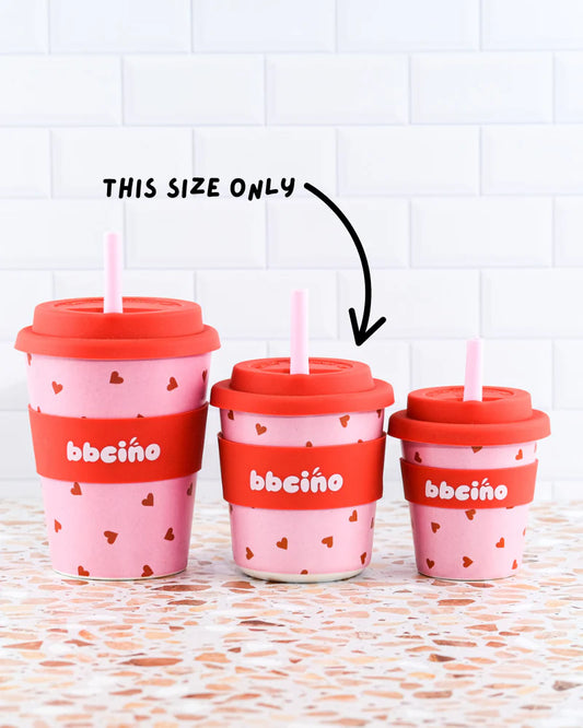 BBCino- Sweetheart Bambino Cup & Straw 240mL