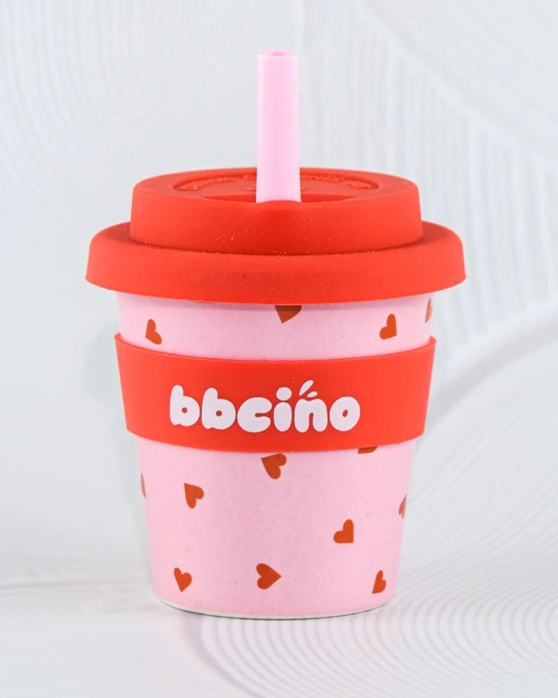 BBCino- Sweetheart Babycino Cup & Straw 120mL