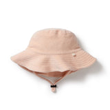 Wilson & Frenchy- Antique Pink Terry Toweling Hat