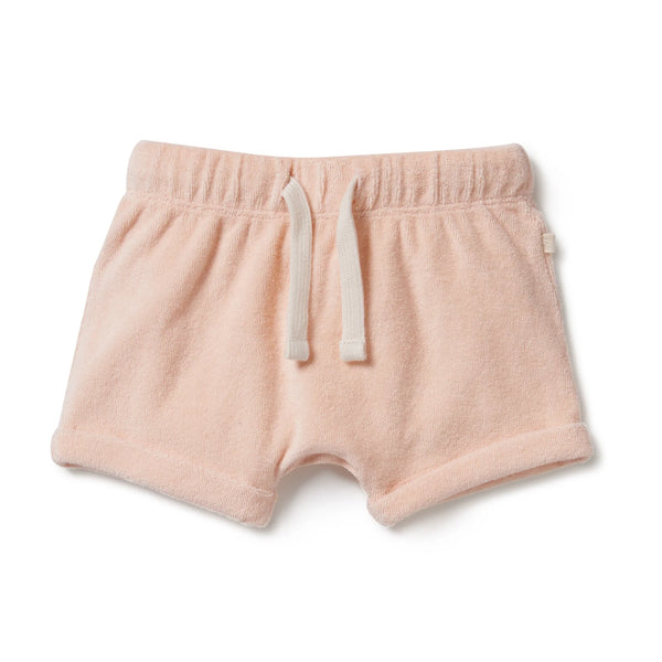 Wilson & Frenchy- Antique Pink Terry Towelling Shorts