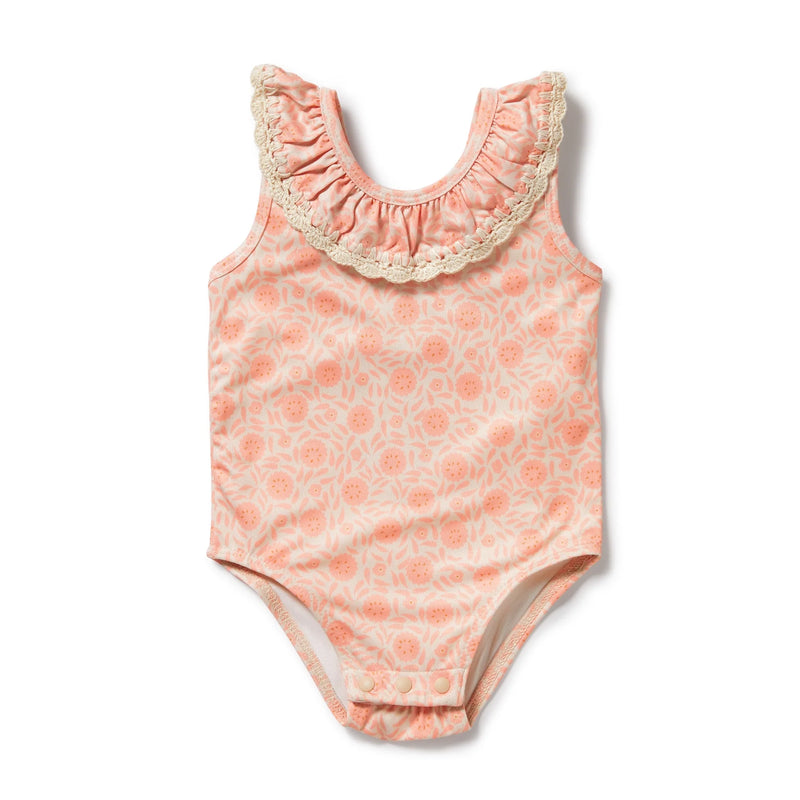 Wilson & Frenchy - Amelie Floral Crochet Swimsuit