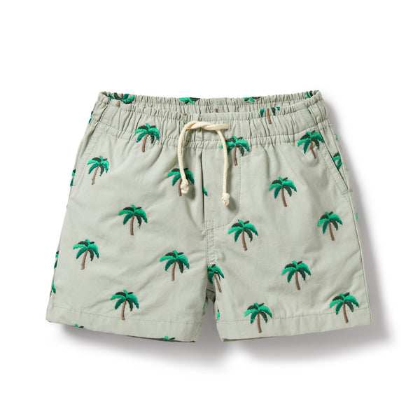 Wilson & Frenchy - Forest Palm Swim Board Short