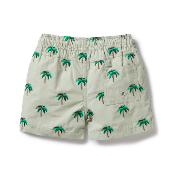 Wilson & Frenchy - Forest Palm Swim Board Short