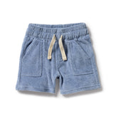 Wilson & Frenchy - Dusty Blue Organic Terry Short