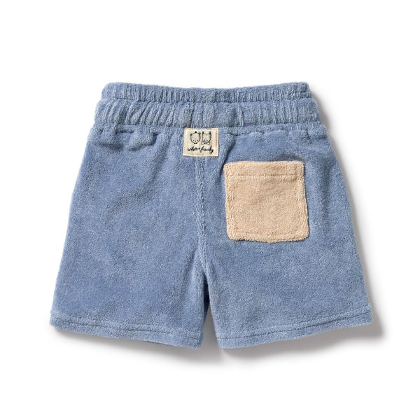 Wilson & Frenchy - Dusty Blue Organic Terry Short