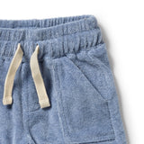 Wilson & Frenchy - Dusty Blue Organic Terry Short