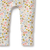 Wilson & Frenchy - Ava Floral Organic Zipsuit with Feet