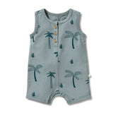 Wilson & Frenchy - Palm Days Organic Henley Growsuit