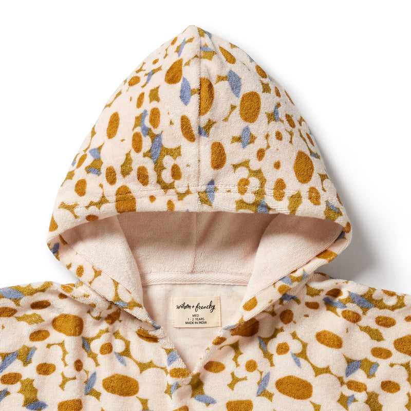 Wilson & Frenchy - Flower Burst Organic Terry Hooded Poncho