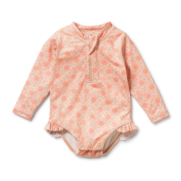 Wilson & Frenchy - Amelie Floral Long Sleeve Swimsuit