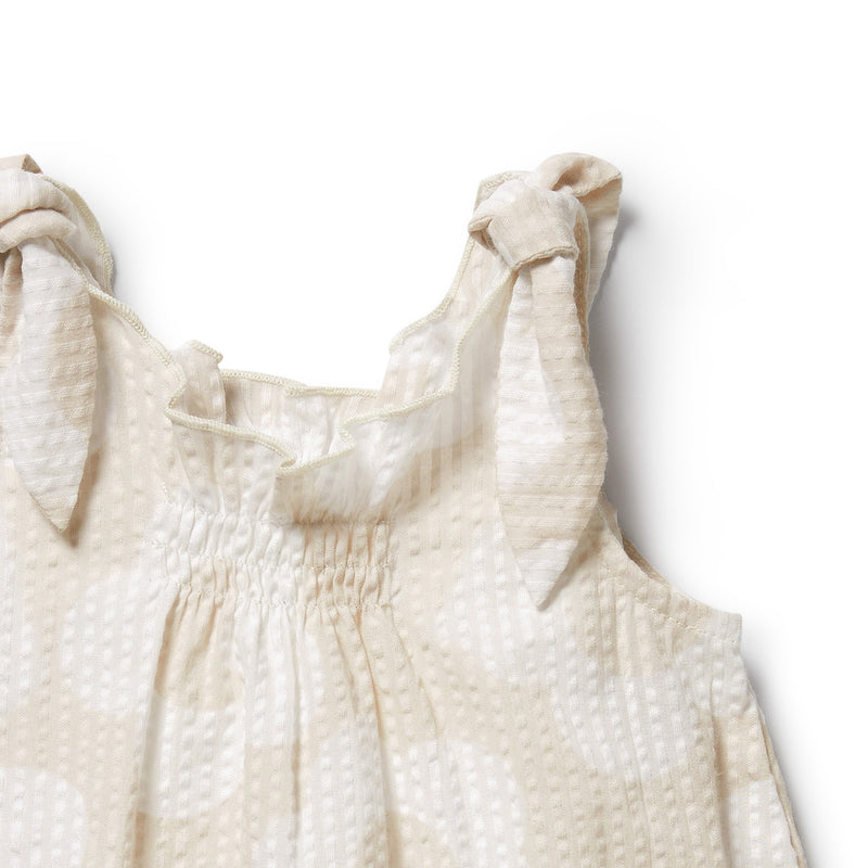 Wilson & Frenchy - Daisy Bloom Organic Tie Playsuit