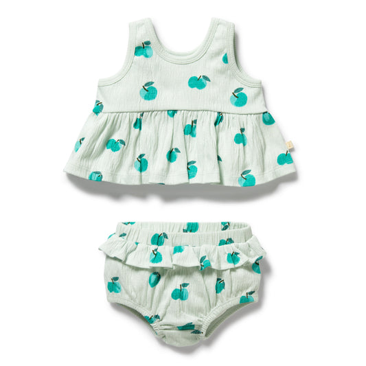 Wilson & Frenchy - Apple Papple Organic Ruffle Set